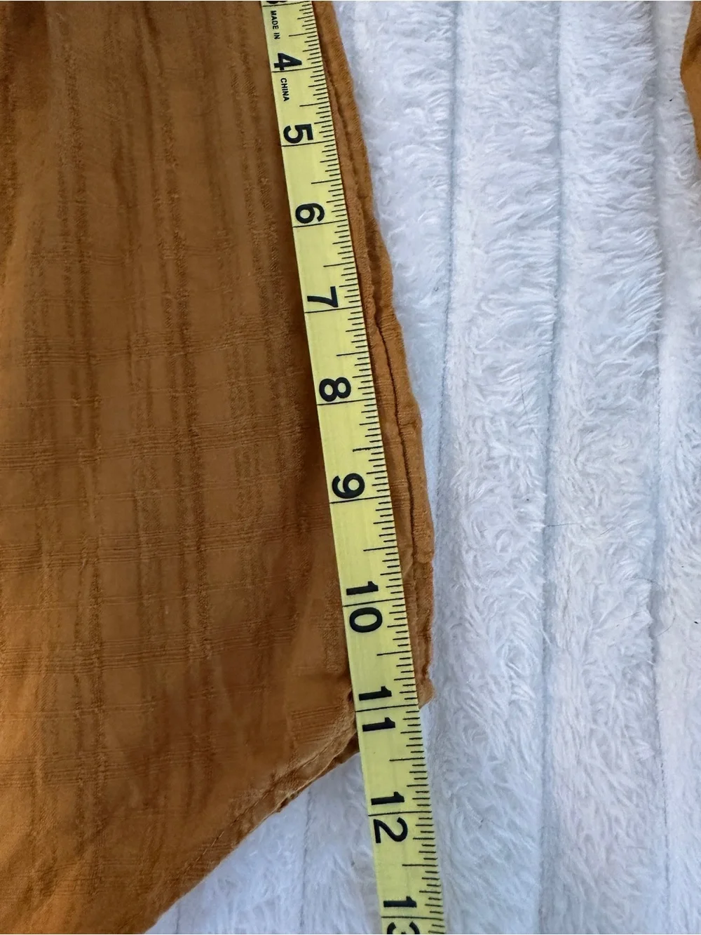 Madewell Rust-Brown Square-Neck Gauze Blouse - Picture 7 of 7